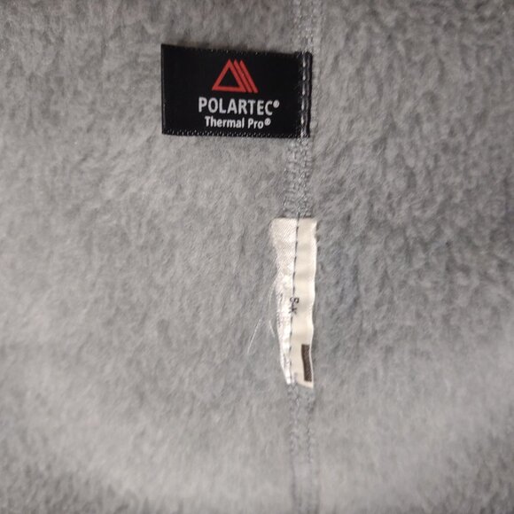 Patagonia gray plush 1/4 snap Retool snap tee pullover sweatshirt ladies Medium - Picture 9 of 9